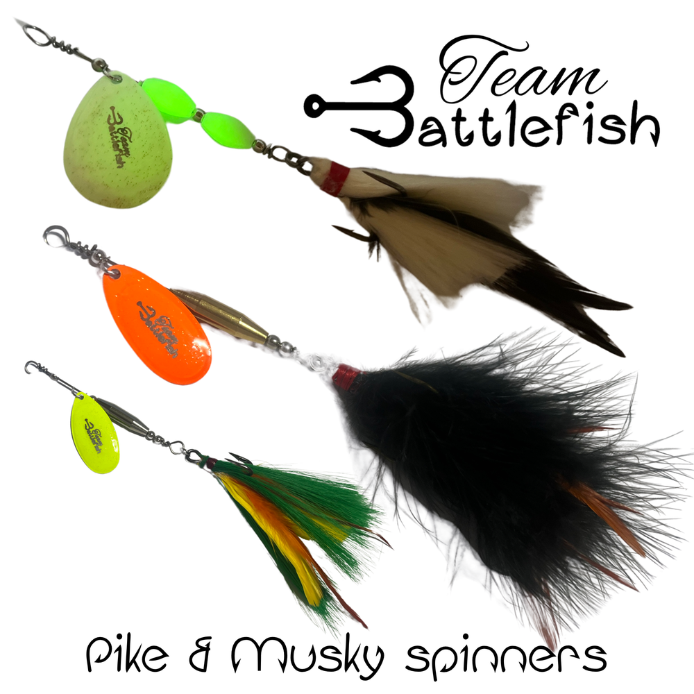 Buck-tail Pike/Musky spinners