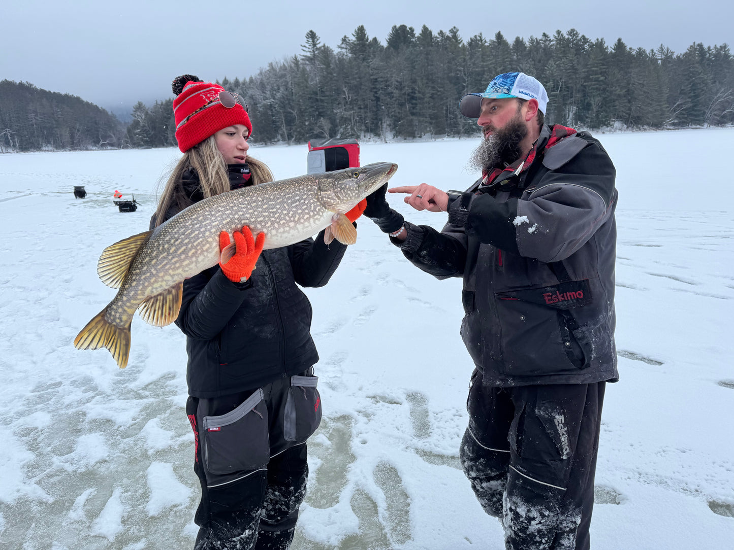 
                  
                    Fort Drum Family Ice Fishing Camp.
                  
                