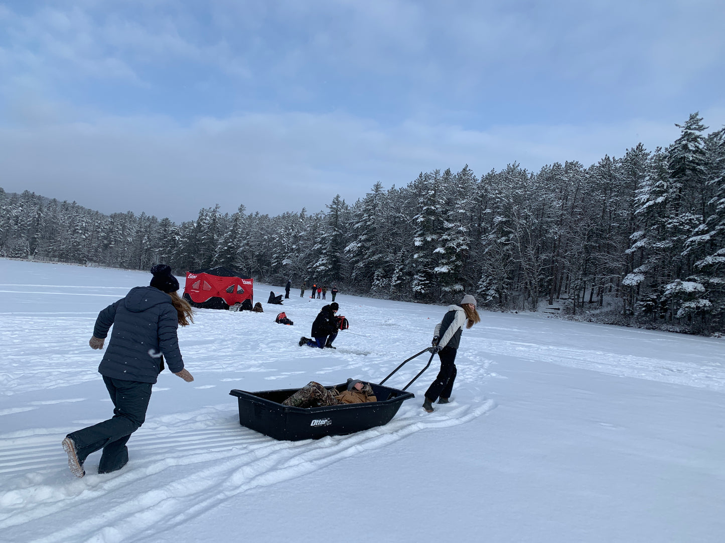 
                  
                    Ice B&B guided glamping & ice fishing trip
                  
                