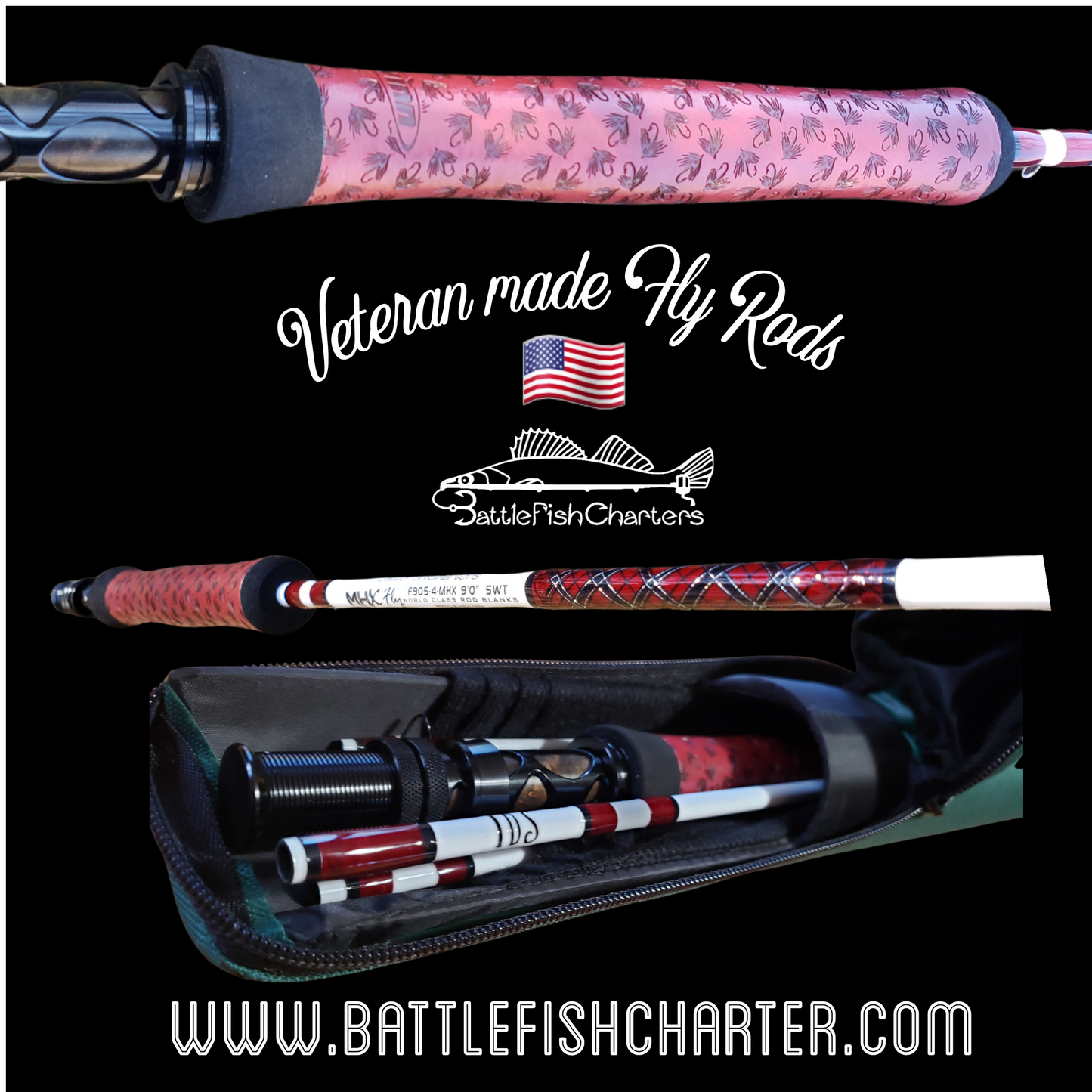 
                  
                    Custom Fishing rods
                  
                