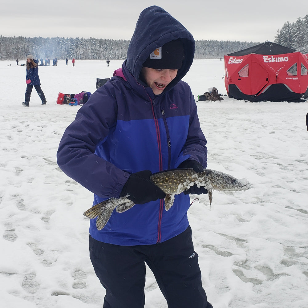 
                  
                    Ice B&B guided glamping & ice fishing trip
                  
                