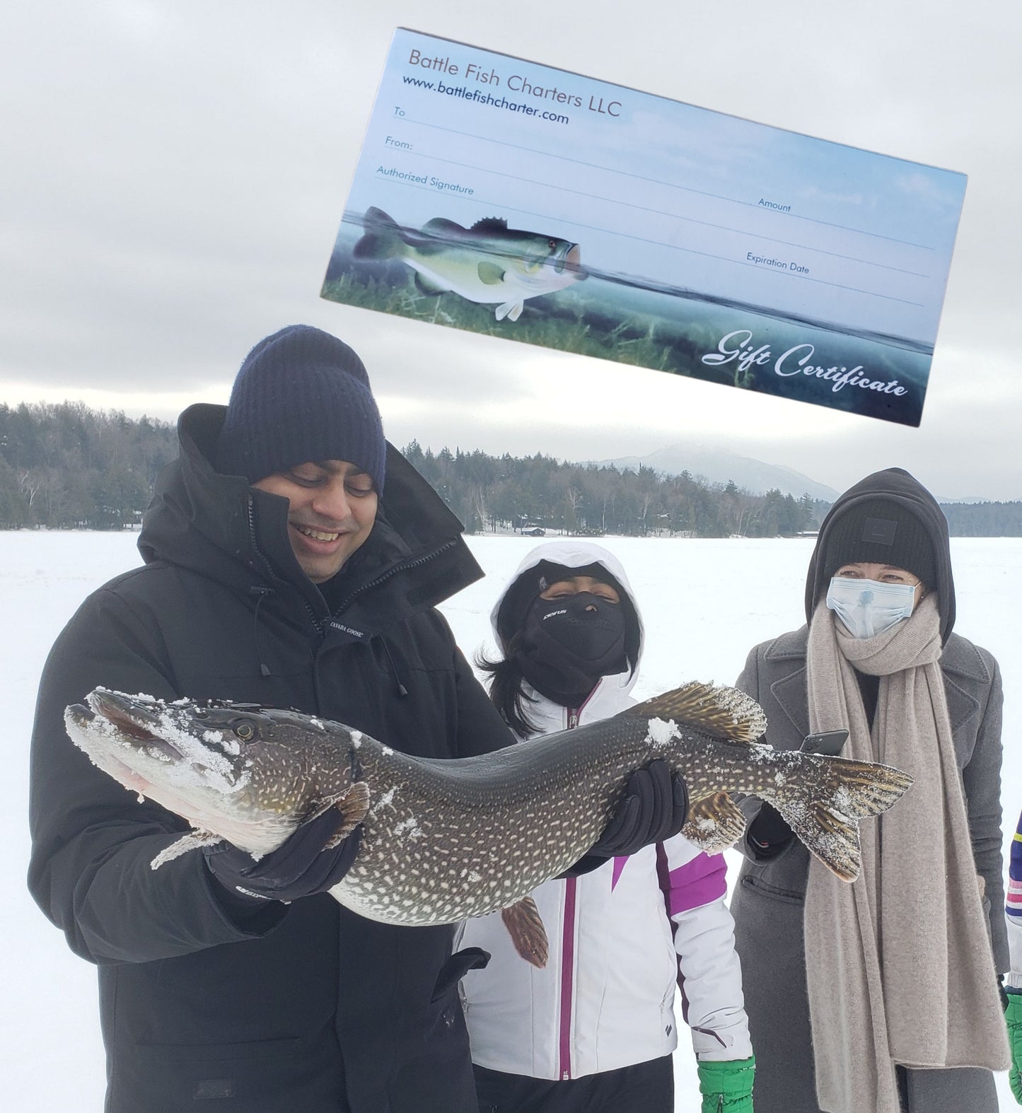 
                  
                    Ice B&B guided glamping & ice fishing trip
                  
                