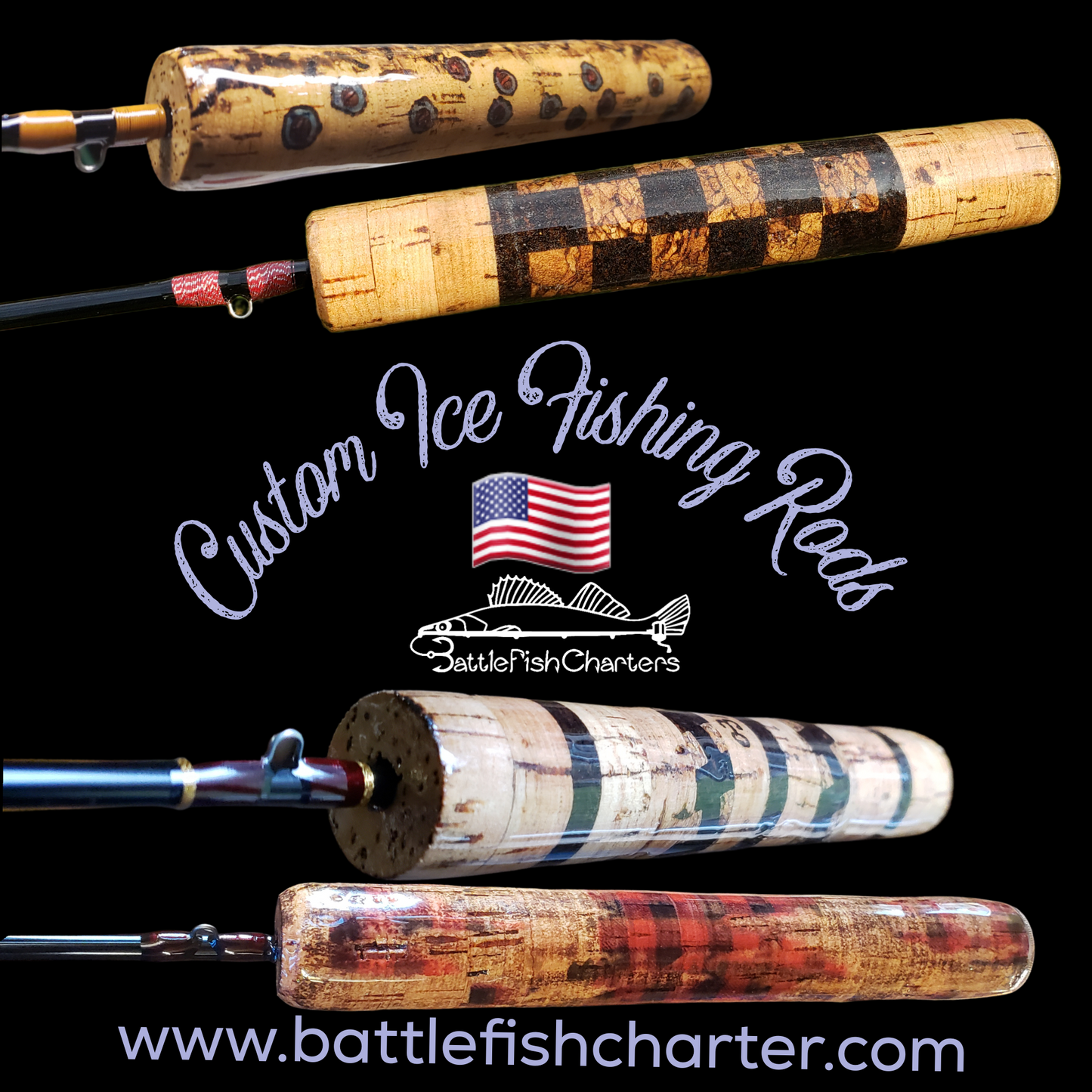 
                  
                    Custom Fishing rods
                  
                